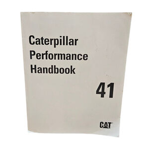 CAT CATERPILLAR PERFORMANCE HANDBOOK EDITION 41 41ST BOOK MANUAL 2011